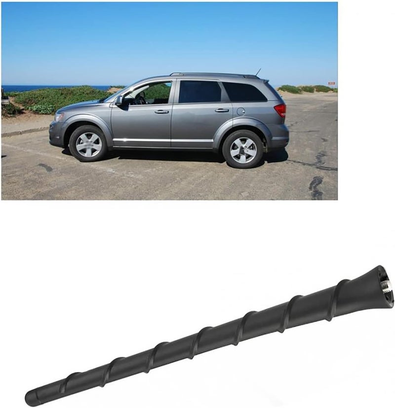 NFSpeeding Antenna 7 Inch Spiral Direct Replacement Fits 2011-2019 Cherokee Nitro Durango Dart Journey Pacifica Avenger Liberty Grand Compass Dart, Replaces 68297936AA 5091100AA 5091100AB - Image 2